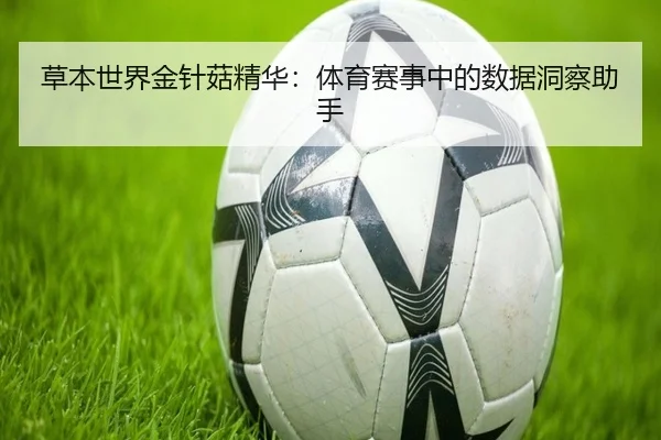 草本世界金针菇精华：体育赛事中的数据洞察助手